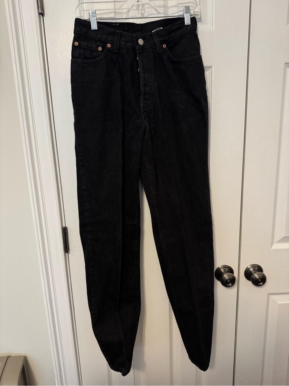 Vintage 1992 Levi’s Women’s 501 Black Denim Jeans – Made in USA